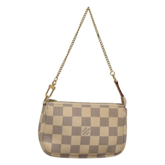 LOUIS VUITTON Damier Azur Mini Pochette Accessoires Pouch - Picture 13 of 16